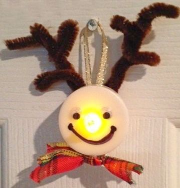 LED light nosed reindeer
